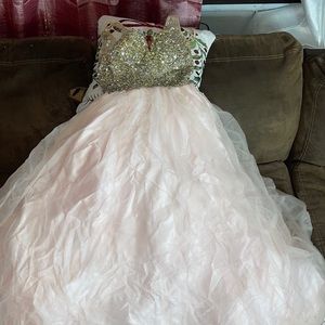 Pink Sweet 16 dress ball gown
